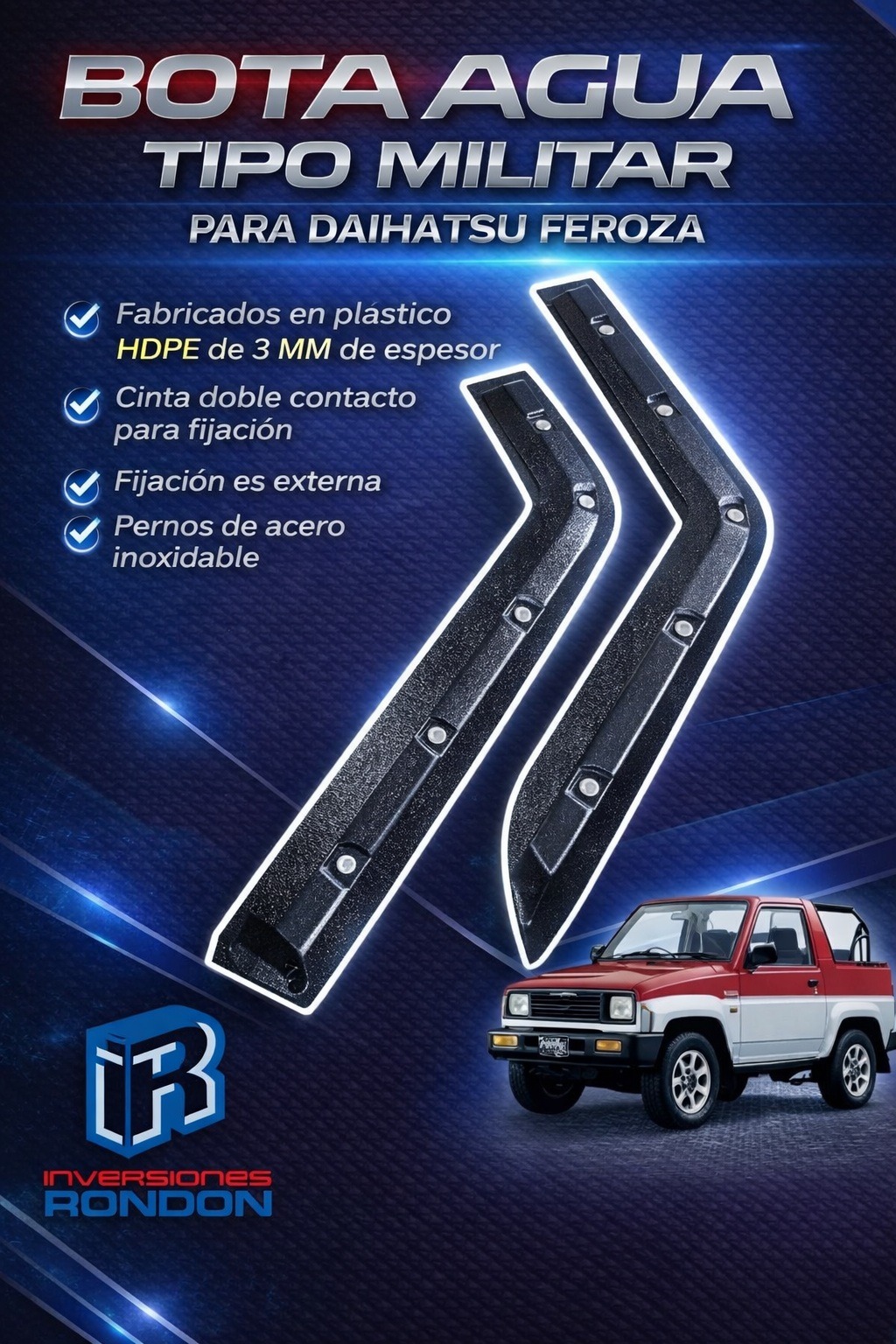 bota agua feroza